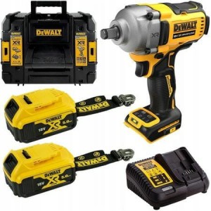 DEWALT KLUCZ UDAROWY 1/2" 18V DCF891P2TLRT 812Nm 2x5,0Ah 4-BIEGI PIERŚCIEŃ LANYARD READY TSTAK