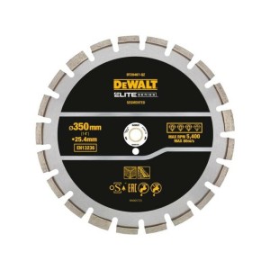 DEWALT TARCZA DIAMENTOWA SEGMENTOWA 350mm ELITE ASFALT/BETON
