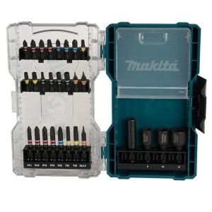 MAKITA ZESTAW  BITÓW I KLUCZY NASADOWYCH 28szt. ###