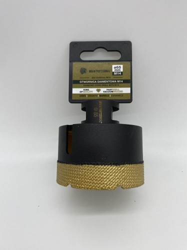 KORONA DIAMENTOWA M14  65mm WIERCENIE NA SUCHO /INDIAN PROFESSIONAL
