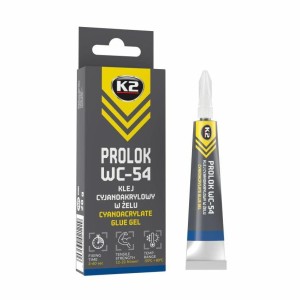 K2 PROLOK WC-54 ŻELOWY KLEJ CYJANOAKRYLOWY 20g......
