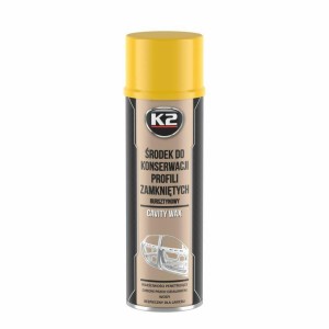 K2 ŚRODEK DO KONSERWACJI PROFILI ZAMKNIĘTYCH BURSZTYNOWY 500ML