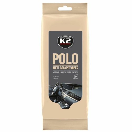 K2 CHUSTECZKI MATOWE DO KOKPITU, ZAP.  ENERGY SHOT POLO MATT WIPES 24 SZT.