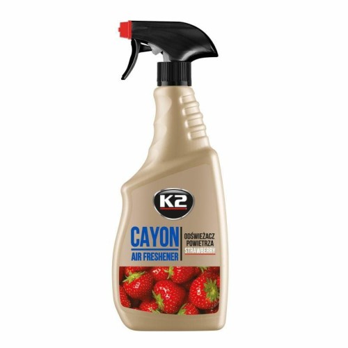 K2 ODŚWIEŻACZ POWIETRZA. CAYON 700 ATOM TRUSKAWKA  700ML