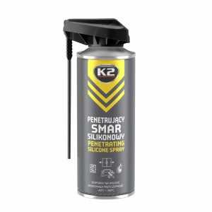 K2 SMAR SILIKONOWY BEZBARWNY DO GUM I PLASTIKÓW 400 ML