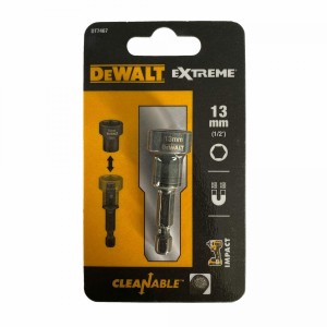 DEWALT KOŃCÓWKA Z NASADKĄ 13mm UDAROWA SAMOCZYSZCZĄCA