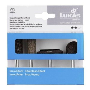 LUKAS ŚCIERNICA TRZPIENIOWA ZESTAW 4szt. NK-BA MIĘKKI   DO NIERDZEWKI