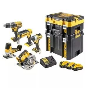 DEWALT ZESTAW COMBO 18V DCK500P3T (DCD796, DCF887, DCS570, DCS335, DCL050) 3x5,0Ah 2x TSTAK