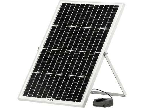 YATO ŁADOWARKA SOLARNA I SAMOCHODOWA 18V (2A)