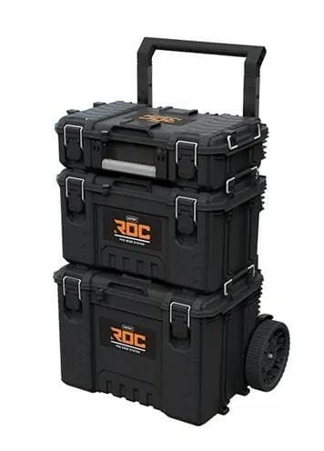 KETER ZESTAW 3 SKRZYNEK NA KÓŁKACH ROC PRO GEAR 2.0