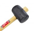 AWTOOLS MŁOTEK GUMOWY TRZON DREWNO 235g