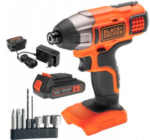 BLACK+DECKER ZAKRĘTARKA UDAROWA 18V BDCIM18D1A 115Nm 1x2,0Ah