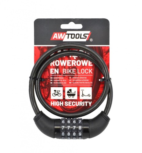 AWTOOLS ZAPIĘCIE ROWEROWE 8x65cm SZYFR