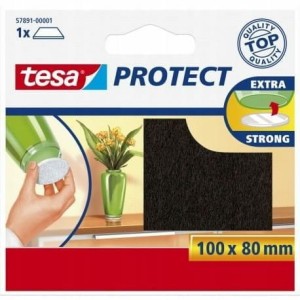 TESA PODKŁADKI FILCOWE 100x80mm BRĄZ
