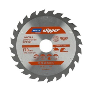 NORTON PIŁA TARCZOWA 170mm x 30mm x 24z DREWNO I KOMPOZYTY ATB (2,6 / 1,6)