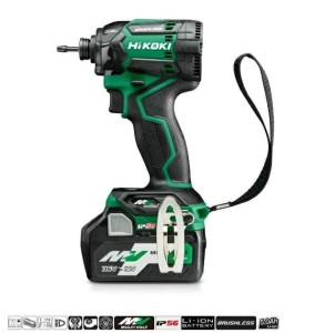 HIKOKI.ZAKRĘTARKA UDAR.36V WH36DC WRZ 215Nm 2x2,5Ah MV BL IP56 HSC