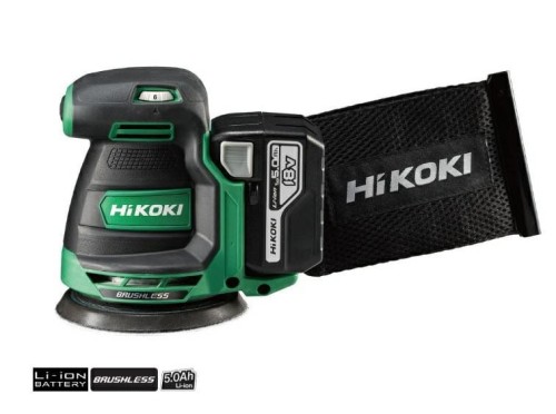 HIKOKI SZLIFIERKA MIMOŚRODOWA 18V 125mm SV1813DA WPZ 2x5,0Ah BL HSC