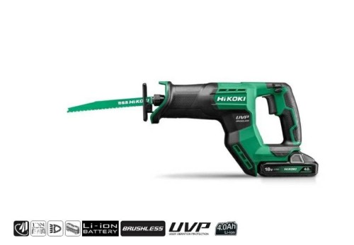 HIKOKI PIŁA SZABLASTA 18V CR18DMA WWZ 2x4,0Ah BL HSC