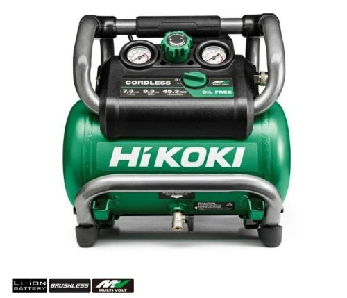 HIKOKI KOMPRESOR 36V EC36DA W4Z MV BL 9,2Bar 7,6l