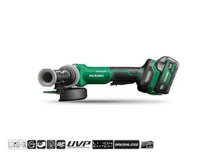 HIKOKI.SZLIFIERKA KĄT. 18V 125mm G1813DF WQZ 2x5,0Ah BL WŁ.CZUWAKOWY HSC