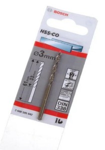 BOSCH WIERTŁO DO METALU HSS-Co  3,3/36mm /1szt.