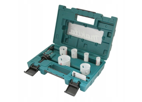 MAKITA ZESTAW OTWORNIC BIM ECONOMY  6szt. (HYDRAULIK) 19,22,29,38,44,57mm+2WP+1 ADAPTER