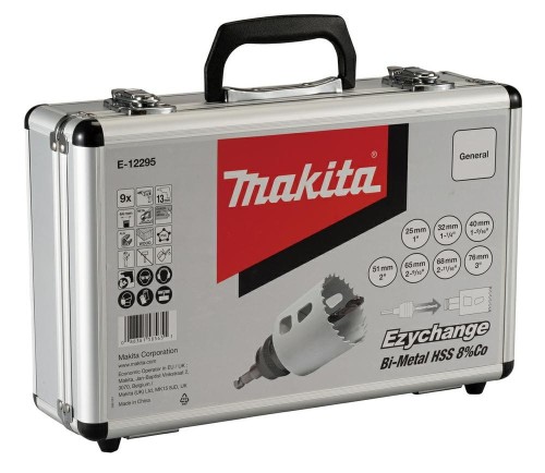 MAKITA ZESTAW OTWORNIC BIM EZYCHANGE  7szt. 25,32,40,51,65,68,76mm+2W+ ADAPTER