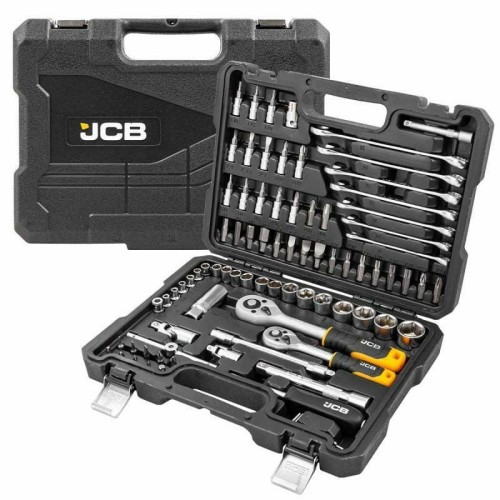 JCB ZESTAW KLUCZY  82el. 3/8" 1/4"