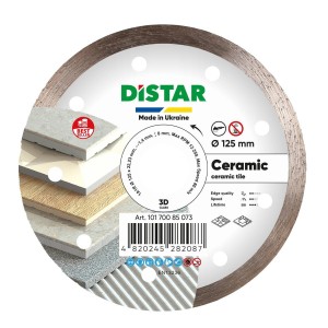 DISTAR TARCZA DIAMENTOWA CERAMIC 125 x 1,4 x 8 x 22,23mm