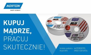 NORTON TARCZA.ALU 125mm x 1,0mm x 22,23mm /20szt. PUSZKA