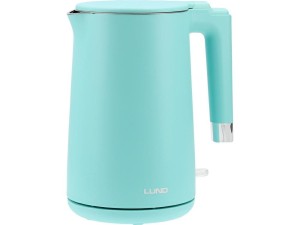 LUND CZAJNIK ELEKTR. 1,5L TURKUSOWY   COOL TOUCH