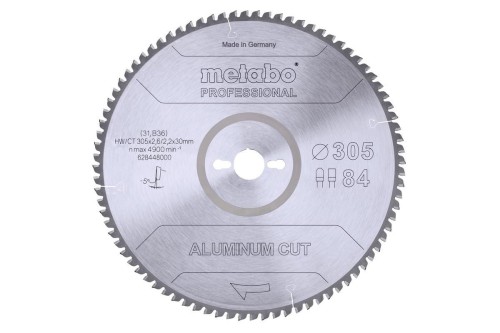 METABO PIŁA TARCZOWA FZ/TZ 305x30x84z    ALUMINIUM CUT PROFESSIONAL
