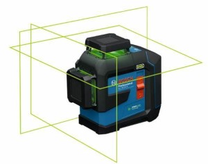 BOSCH LASER PŁASZCZYZNOWY GLL 80-33 G 3x360° ZIELONY USB-C 1x BA 3,7 V 3,0 Ah XL + UCHWYT LB 10 +  KLAMRA DK 20 WALIZKA