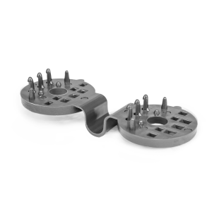 BRADAS KLIPS DO MOCOWANIE SIATEK CIENIUJĄCYCH SZARY /10szt. BUNGEE CORD CLIPS