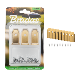 BRADAS NOŻE DO ROBOTÓW KOSZĄCYCH HUSQVARNA/GARDENA  9szt. TITAN GOLD