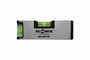 SŁOWIK POZIOMNICA ANODOWANA PK2  140mm MINI KIESZONKOWA