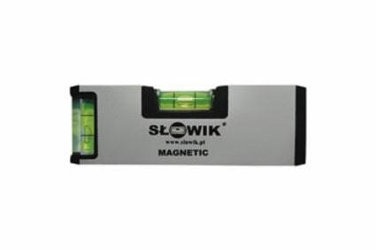 SŁOWIK POZIOMNICA ANODOWANA PK2  140mm MINI KIESZONKOWA