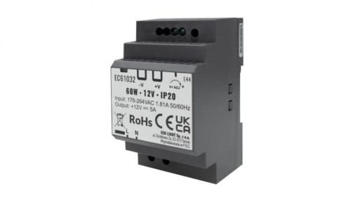 Zasilacz na szynę DIN PREMIUM 12V 60W