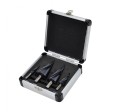 AWTOOLS WIERTŁO STOPNIOWE SPIRALNE M2-TiAlN / Kpl. 4 szt. / 4-12mm / 4-20mm / 4-32mm / 4-39mm /BL