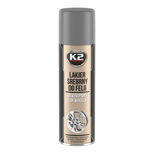 K2 LAKIER DO MALOWANIA FELG 500ML SREBRNY