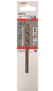 BOSCH WIERTŁO DO METALU HSS-Co  6,0/57mm /1szt.