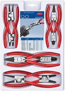 KNIPEX SZCZYPCE DO PIERŚĆIENI SEGERA  8el.
