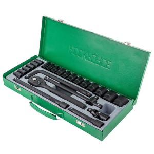 ROCKFORCE ZESTAW KLUCZY UDAR.24el. 1/2"  6KĄT. (8-32mm)
