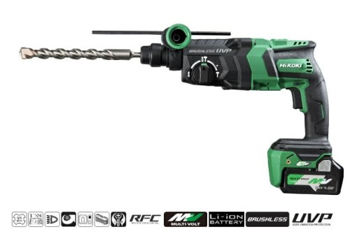 HIKOKI MŁOTOWIERTARKA 36V DH36DPE WRZ 3,2J 2x2,5Ah MV BL HSC