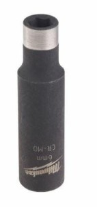 MILWAUKEE NASADKA UDAROWA  1/4"  6mm %%% DŁUGA... ... SHOCKWAVE