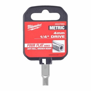 MILWAUKEE NASADKA 1/4" KRÓTKA  4 mm...