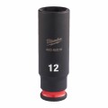 MILWAUKEE NASADKA UDAROWA DŁUGA 1/4" 12mm SHOCKWAVE