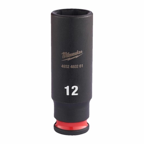 MILWAUKEE NASADKA UDAROWA DŁUGA 1/4" 12mm SHOCKWAVE
