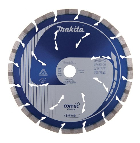 MAKITA TARCZA DIAMENTOWA 230x22,23mm SEGMENT (NA SUCHO) BETON, CEGŁA