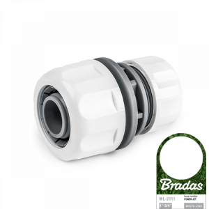 BRADAS ŁĄCZNIK WĘŻA 1" / 3/4" /WHITE LINE